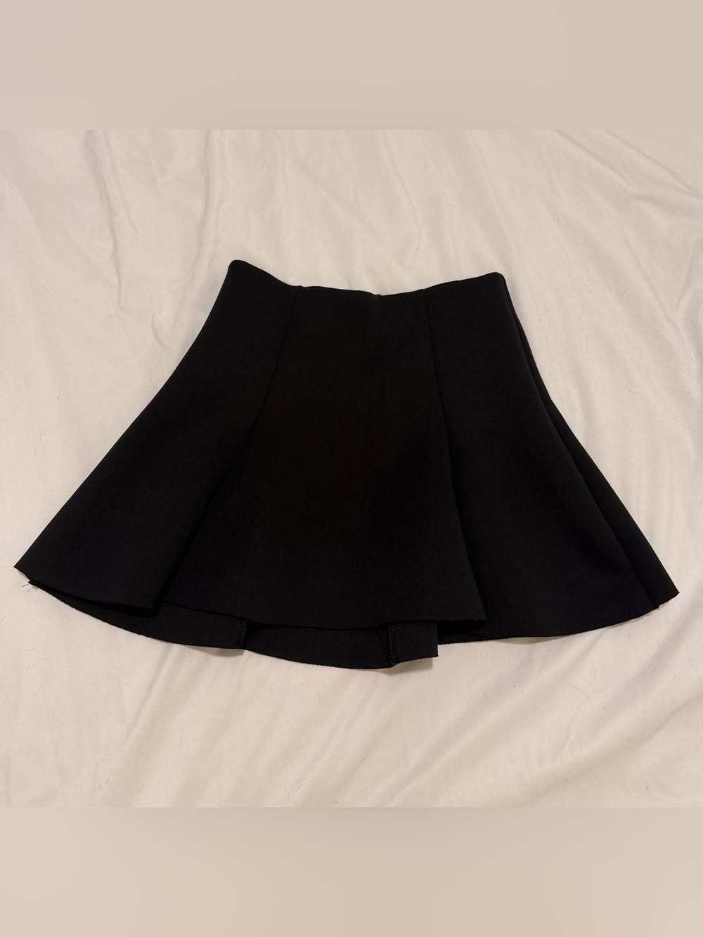 Black Flared Mini Skirt - Women's Classic A-Line